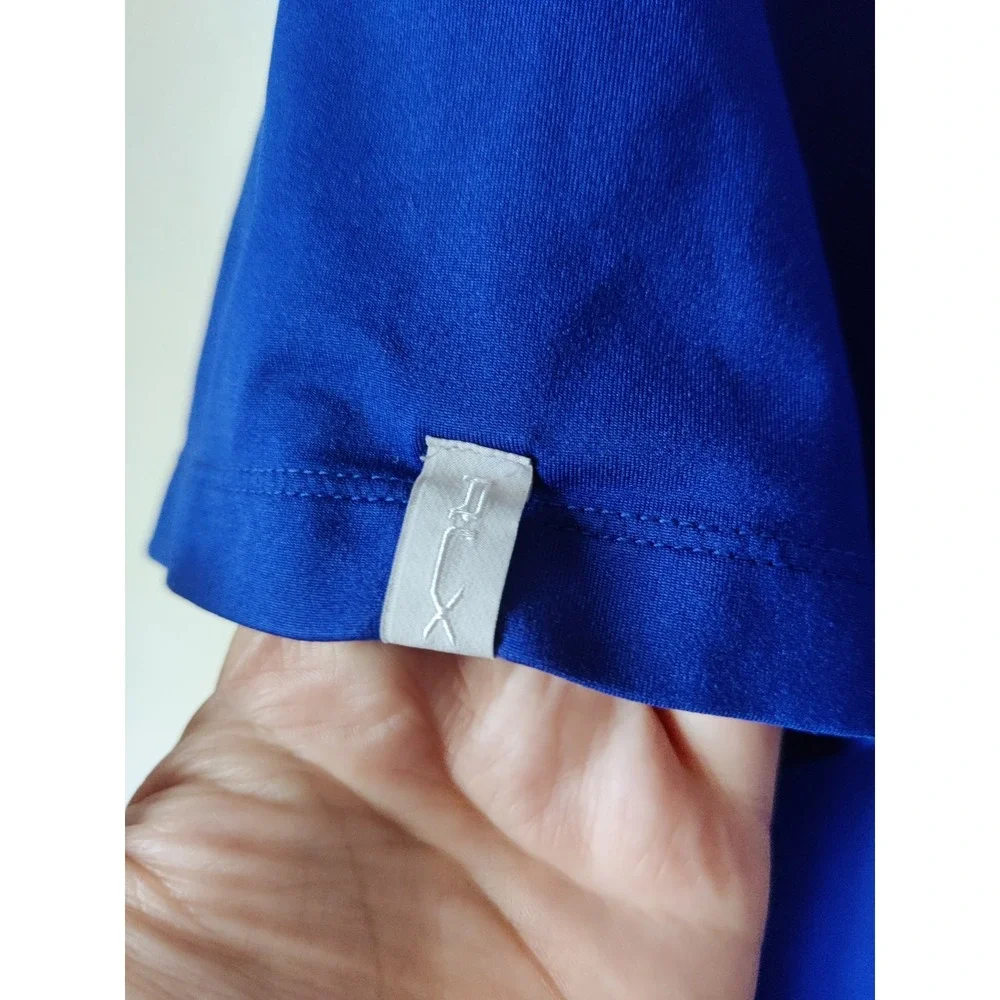 RLX Ralph Lauren Men's‎ Polo Shirt Royal Blue Golf Shirt Sleeve Size Large
